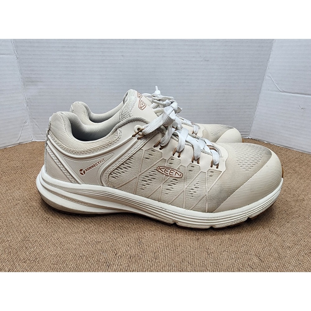 KEEN Vista Energy Safety Toe Work Comfort Sneakers Women's Size 9 Med Brown